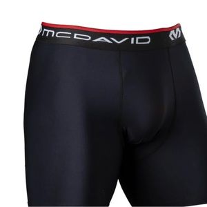 NWOT-McDavid Sport Multi-Sport Performance Black Compression Athletic Shorts
